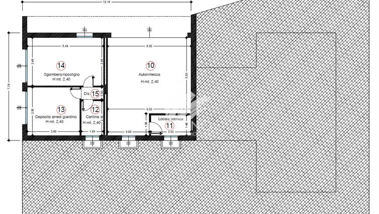PIANTA PIANO BOX E SERVIZI