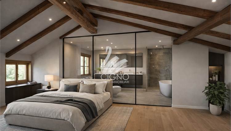 RENDER camera sottotetto